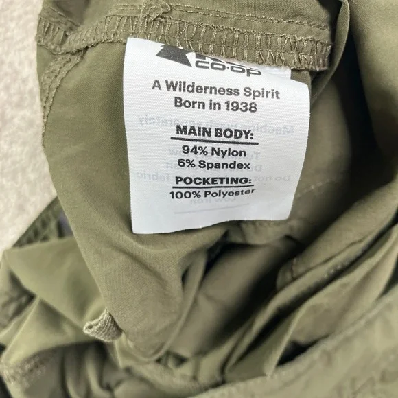 REI Co-op Womens 8 Sahara Cargo Shorts Green Relaxed Fit Hiking Belted Outdoor - Picture 8 of 10